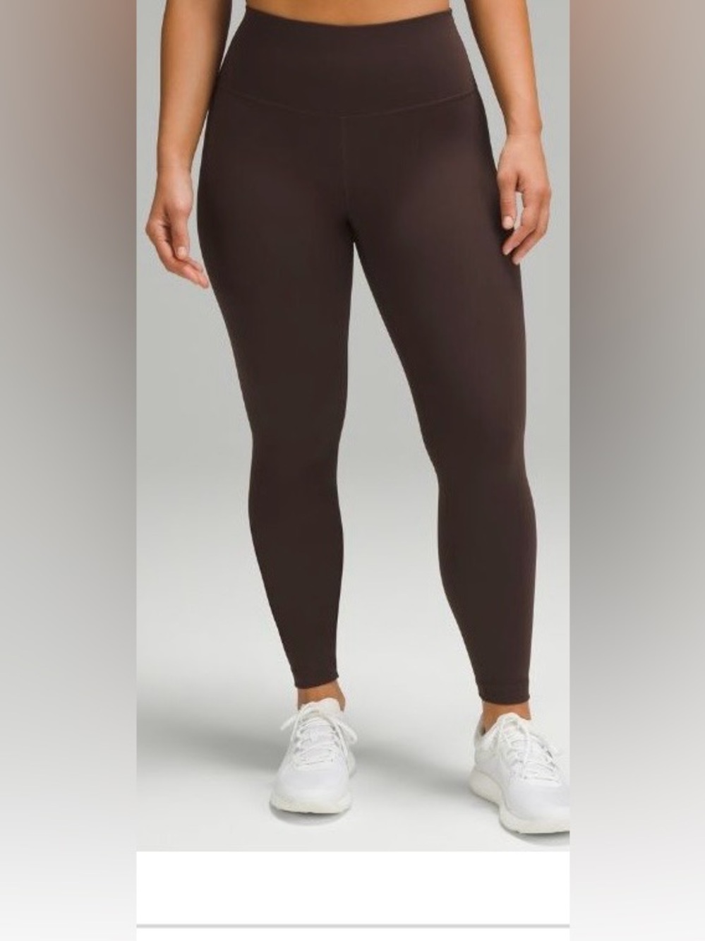 Lululemon Wunder Train 25" leggings in espresso size 6